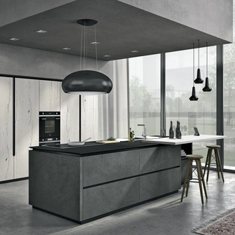 Cucina Moderna con isola Oltre 05 di Lube