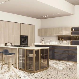 Cucina Moderna Maxima con penisola di Creo