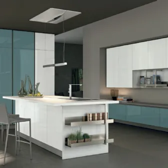 Cucina moderna Clover 06 di Lube