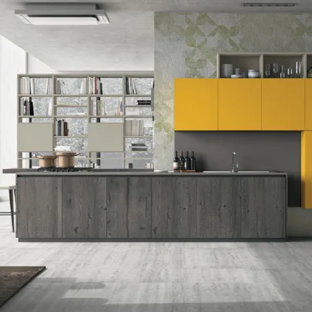 Cucina moderna Oltre 04 di Lube
