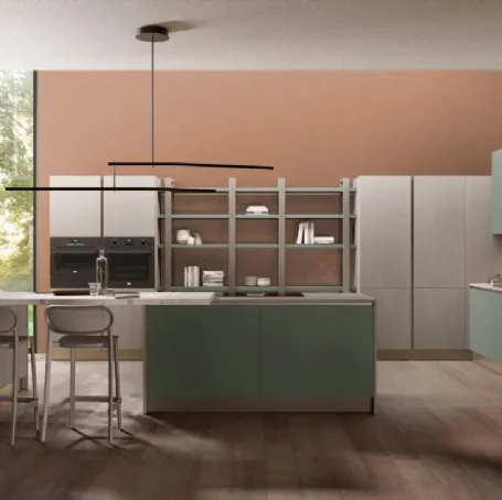 Cucina Moderna Round 06 di Lube