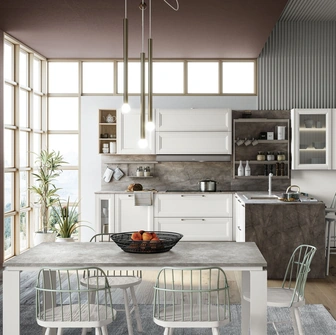 Cucina Moderna Smart con penisola di Creo