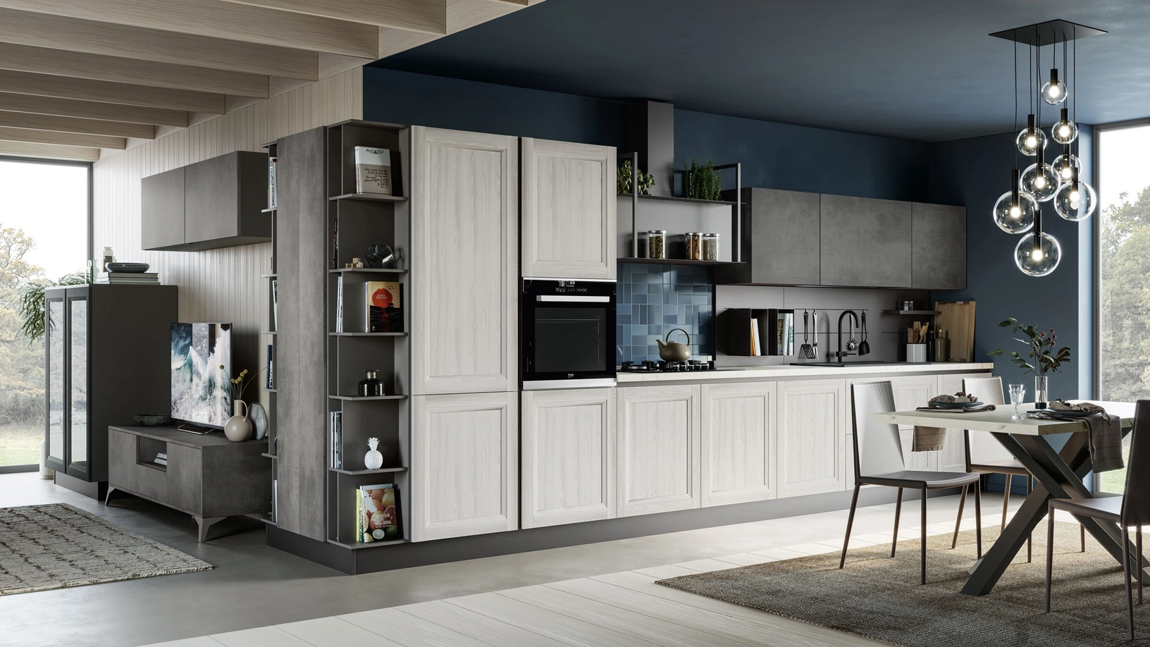 Cucina Moderna Smart lineare di Creo