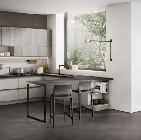 Cucina Moderna Unica 01 di Lube