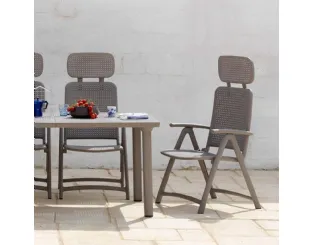 Sedia reclinabile Agua in polipropilene di La Seggiola