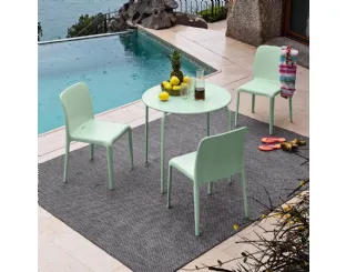 Sedia impilabile Bayo in polipropilenedi Connubia Outdoor