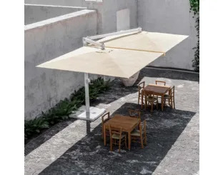 Ombrellone FLN-V in alluminio verniciato di La Seggiola