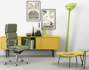 Poltrona Direzionale in ecopelle Alfa Master di Sedie Brianza