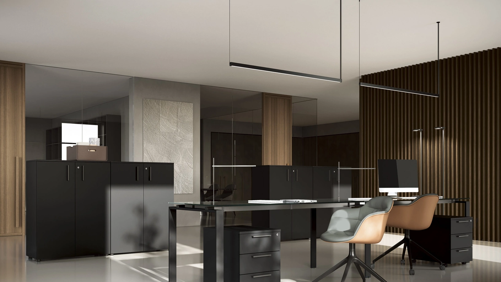 Cassettiera Nera di Colombini Office