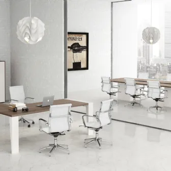 Scrivania Direzionale GO 04 in melaminico e laccato di Colombini Office