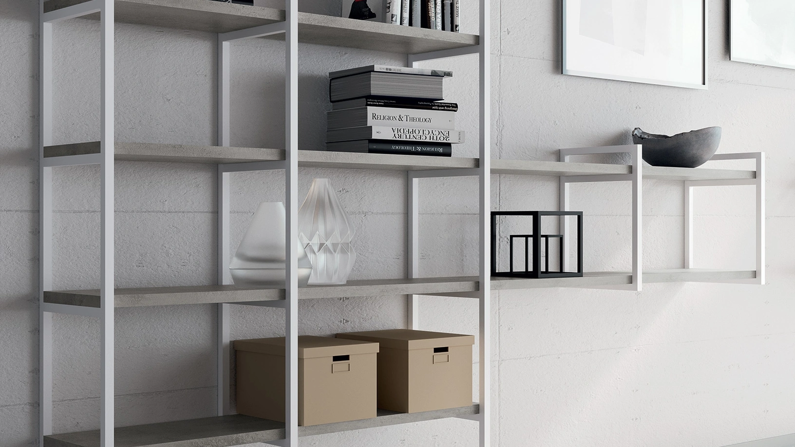 Libreria modulare Up&Up di Colombini Office