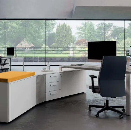 Scrivania Operativa Loft Underground 01 di Colombini Office