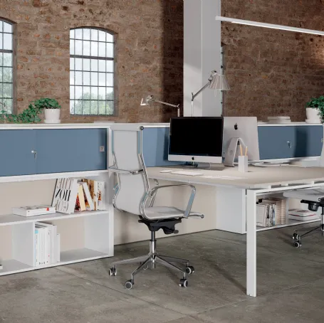 Scrivania Operativa Loft Underground 02 di Colombini Office