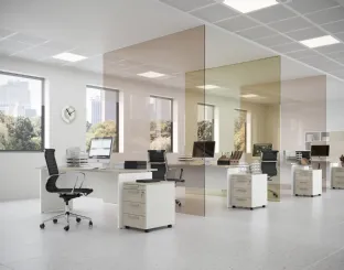 Scrivania Operativa Teko 02 in melaminico di Colombini Office