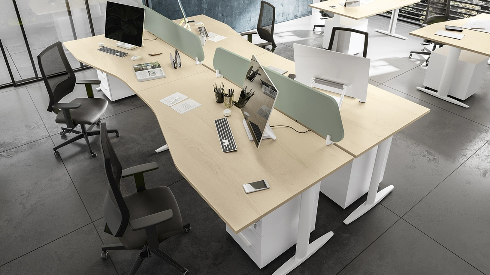 Scrivania Operativa Teko Classic di Colombini Office