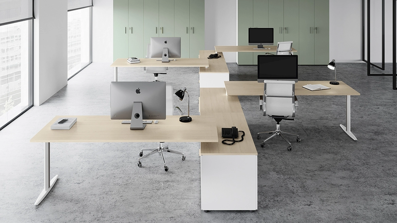 Scrivania Operativa Teko Classic di Colombini Office